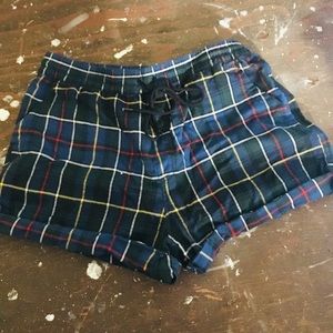 Urban Outfitters Men’s Plaid Drawstring Shorts XL